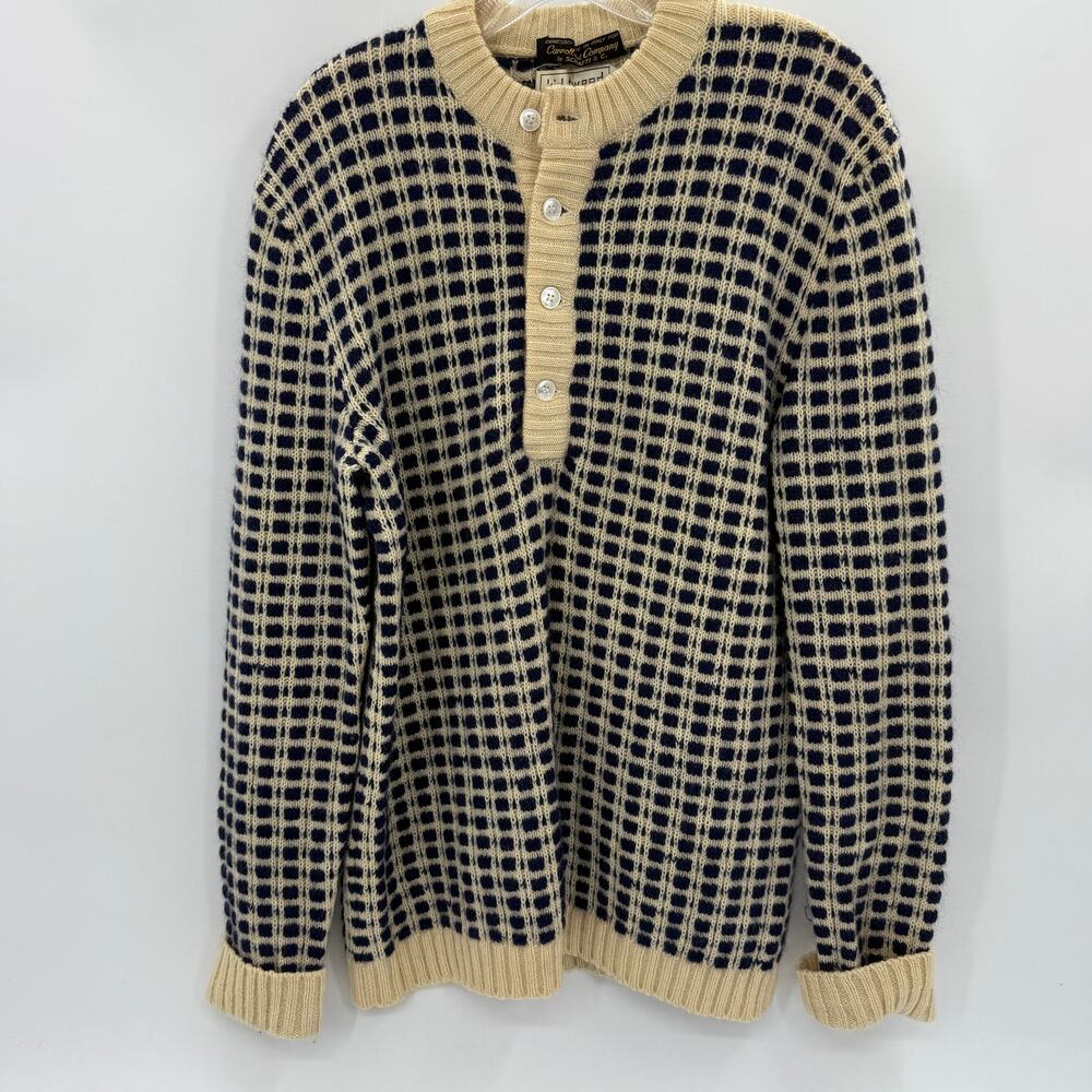 VTG SCHIATTI by Carroll Kid Tweed Sweater Womens Size XL Preppy Academia Wool